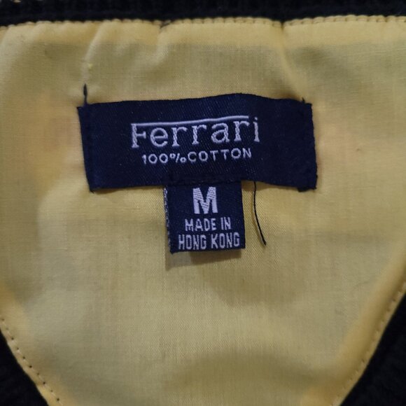 Black Ferrari Knit Vest - Picture 3 of 4